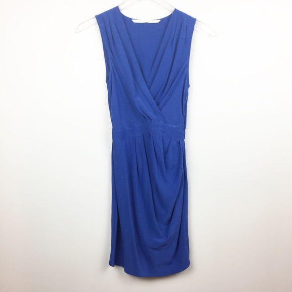 Twelfth Street by Cynthia Vincent Royal Blue Midi Dress. Size 0, EUC - Picture 1 of 6